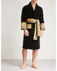 versace dressing gown mens