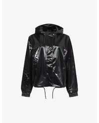 Rains - Drawstring-hood Coat Shell Jacket - Lyst
