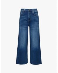 Citizens of Humanity - Lyra Cropped Wide-Leg Stretch-Denim Jeans - Lyst