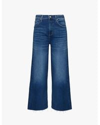 Citizens of Humanity - Lyra Cropped Wide-Leg Stretch-Denim Jeans - Lyst