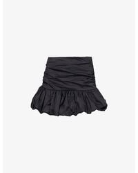 Amy Lynn - Puffball Gathered Cotton Mini Skirt - Lyst