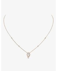 Messika - Fiery And 0.25Ct Diamond Pendant Necklace - Lyst