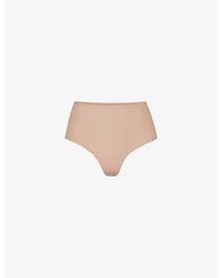 Skims - Fits Everybody High-Rise Stretch-Jersey Briefs - Lyst