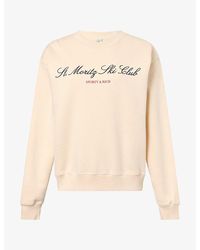 Sporty & Rich - Ski Club Crewneck Jersey Jumper - Lyst