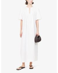 skall studio anjali cotton midi dress Skall Studio Anjali Cotton Midi Dress