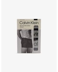 Calvin Klein - Micro Stretch Pack Of Three Stretch-Woven Boxer Briefs - Lyst