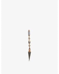 Kismet by Milka - Objet 0.04Ct Diamond Drop Earring - Lyst