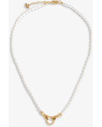Missoma - Harris Reed X Double Hand Recycled 18ct Yellow Gold-plated Brass - Lyst