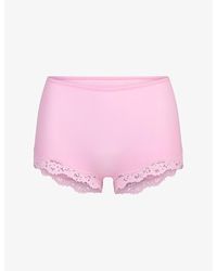 Skims - Fits Everybody Lace Boy Short - Lyst