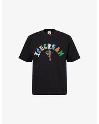 ICECREAM - Cone Graphic-Print Cotton T-Shirt - Lyst