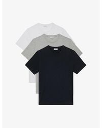 Reiss - 3 - Multi Bless 3 Pack Three Pack Of Crew Neck T-shirts - Lyst