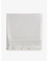 Ted Baker - Estelas Metallic-brand Embroidered Woven Scarf - Lyst