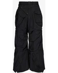 Junya Watanabe - Patch-pocket Relaxed-fit Woven Trousers - Lyst