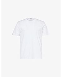 Arne - Mercerised Interlock Cotton-Jersey T-Shirt - Lyst