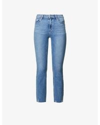PAIGE - Cindy Slim-Leg Denim Jeans - Lyst