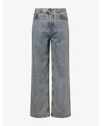 Amiri - Relaxed-Fit Wide-Leg Denim Jeans - Lyst