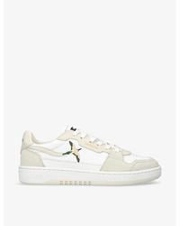 Axel Arigato - Dice Lo Bird-Motif Leather And Suede Low-Top Trainers - Lyst