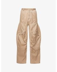Y. Project - Branded Wide-leg Relaxed-fit Woven Trousers - Lyst