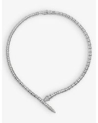BVLGARI - Serpenti Viper 18Ct- And 5.26Ct Diamond Necklace - Lyst