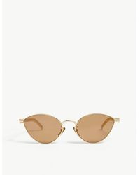 Gucci - gg0977s Metal Cat-eye Sunglasses - Lyst