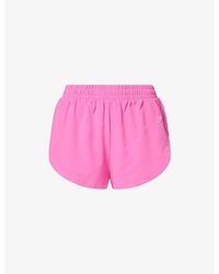GYMSHARK - Interval High-Leg Woven Shorts - Lyst