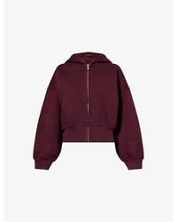 WE Are Tala - Cocoon Zip-Through Cotton-Blend Hoody - Lyst