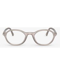 Persol - Po3351v Round-frame Acetate Optical Glasses - Lyst