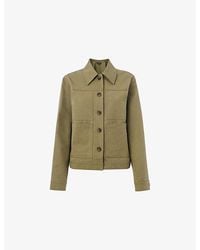 Whistles - Mia Four-Pocket Cotton-Blend Jacket - Lyst