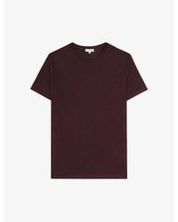 Reiss - Bless Crewneck Cotton-Jersey T-Shirt - Lyst
