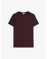 Reiss - Bless Crewneck Cotton-Jersey T-Shirt - Lyst