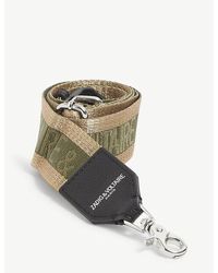 Zadig & Voltaire - Logo-Print Striped Woven Strap - Lyst