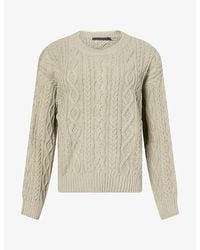 Jenni Kayne - Aire Cable-Knit Cotton Jumper - Lyst