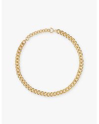 La Maison Du Couturier - Amadeus Gia 18Ct-Plated Brass Necklace - Lyst