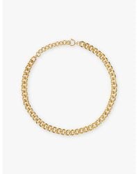La Maison Du Couturier - Amadeus Gia 18Ct-Plated Brass Necklace - Lyst