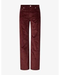 Rag & Bone - Andi Harlow Straight-Leg Cotton-Blend Corduroy Trousers - Lyst
