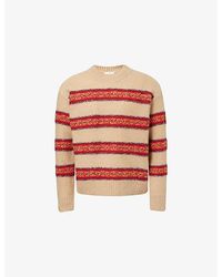 Dries Van Noten - Master Striped Alpaca And Wool-Blend Jumper - Lyst