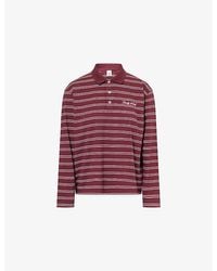 Sporty & Rich - Signature-Logo Easy Cotton Polo Top - Lyst
