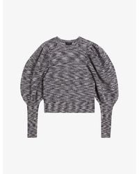 Ted Baker - Valma Puffed-sleeve Knitted Jumper - Lyst