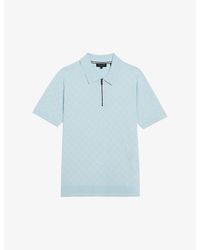 Ted Baker - Palton Regular-fit Stretch-knit Polo Shirt - Lyst