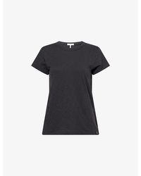 Rag & Bone - Round Neck Cotton-Jersey T-Shirt - Lyst