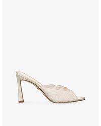 Sam Edelman - Iva Lace Heeled Mules - Lyst