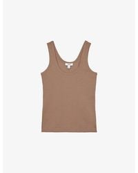 Reiss - Ribbed Stretch-Cotton Vest - Lyst
