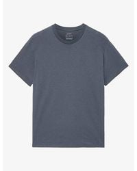 AllSaints - Hale Short-Sleeved Cotton-Jersey T-Shirt - Lyst