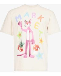 Market - X Pink Panther Nostalgia Graphic-print Cotton-jersey T-shirt - Lyst