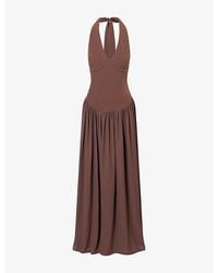 Pretty Lavish - Isadora Woven Maxi Dress - Lyst