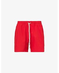 Polo Ralph Lauren - Traveller Logo-Embroidered Stretch Recycled-Polyester Swim Shorts - Lyst