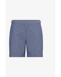 Orlebar Brown - Bulldog Graphic-Print Swim Shorts - Lyst