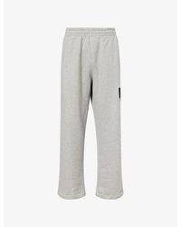 BBCICECREAM - Logo-Print Wide-Leg Cotton Jogging Bottoms - Lyst