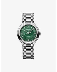 Longines - Primaluna Stainless-Steel And 0.060Ct Diamond Automatic Watch 34Mm - Lyst
