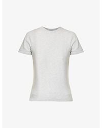 GOOD AMERICAN - Baby Round-Neck Stretch-Cotton T-Shirt - Lyst